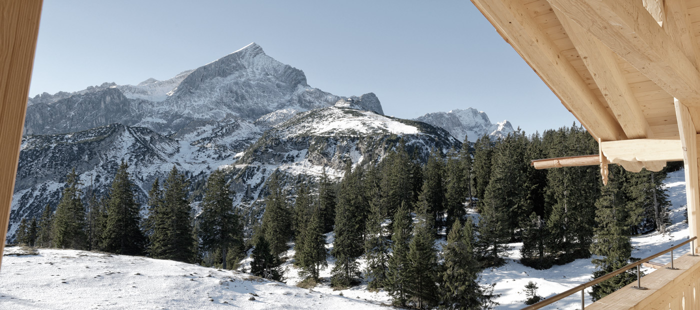 Ausbilck auf die Alpspitze